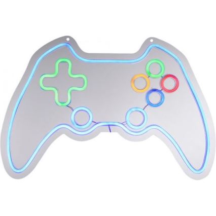 JUST LIGHT. 85022-70 - LED Neónová nástenná dekorácia NEON 1xLED/6,5W/5V gamer