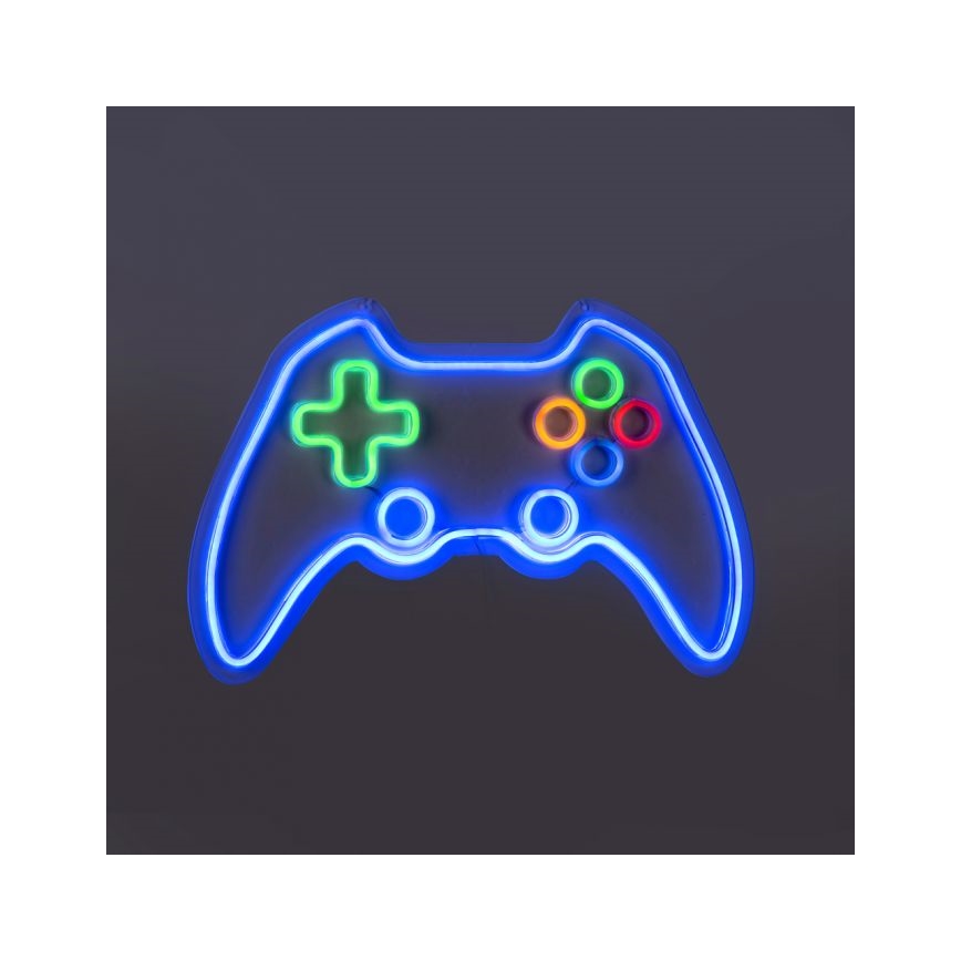 JUST LIGHT. 85022-70 - LED Neónová nástenná dekorácia NEON 1xLED/6,5W/5V gamer