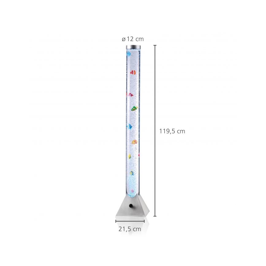 JUST LIGHT. 85106-55 - LED RGB Dekoračná stojacia lampa AVA 12xLED/0,06W/230V
