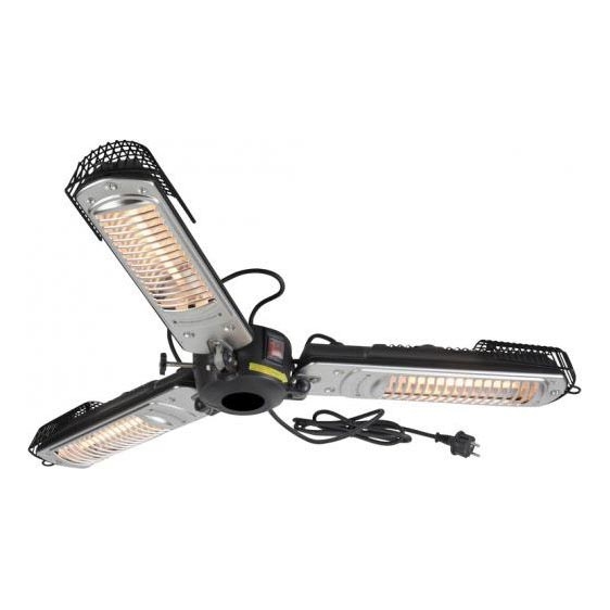 JUST LIGHT. 99513-18 - Vonkajšie vykurovacie teleso GLOW 3x650W/1300W/2000W/230V IP34
