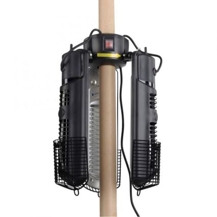JUST LIGHT. 99513-18 - Vonkajšie vykurovacie teleso GLOW 3x650W/1300W/2000W/230V IP34