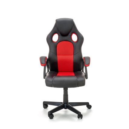 Kancelárska stolička KENU čierna/červená