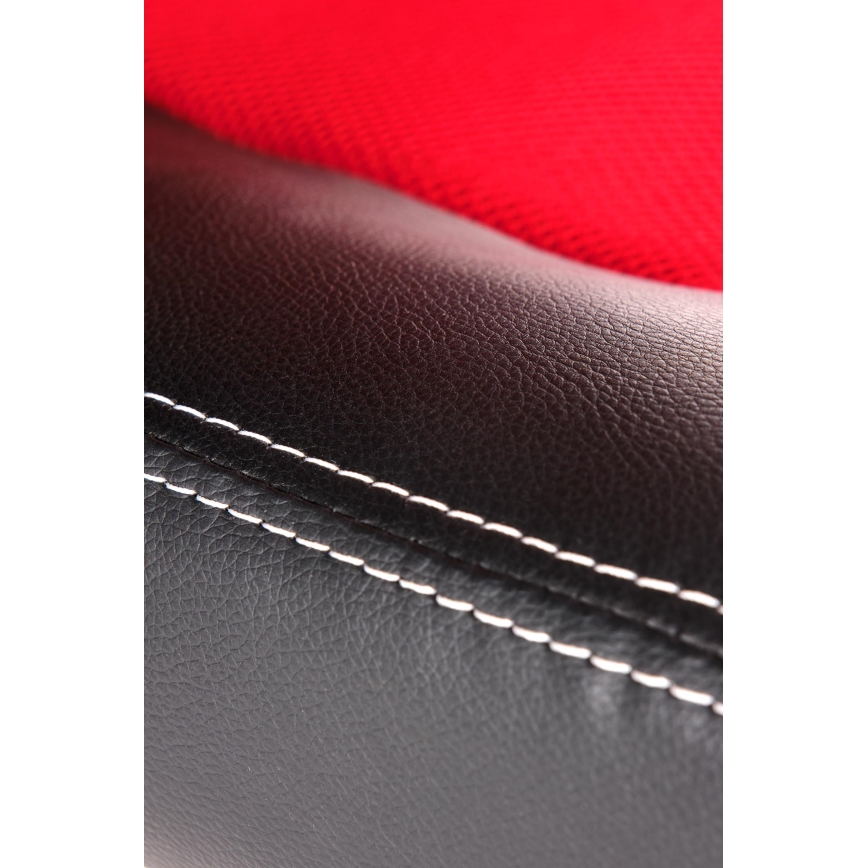 Kancelárska stolička KENU čierna/červená