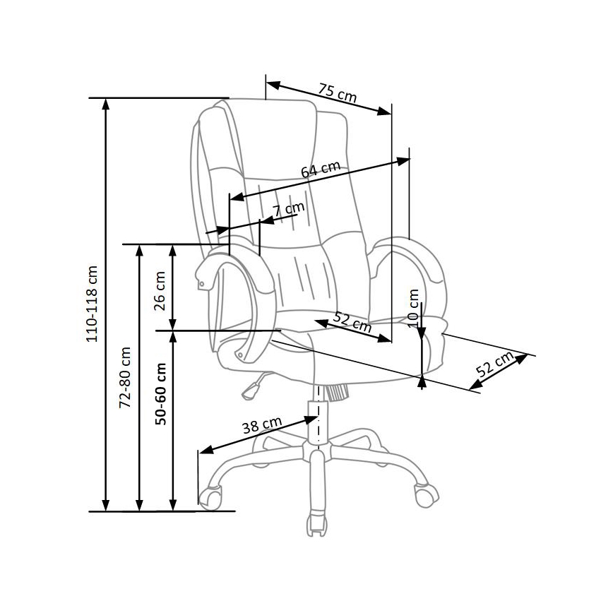 Kancelárska stolička SELO béžová