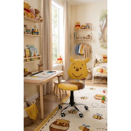 Kancelárska stolička TEDDY hnedá/žltá
