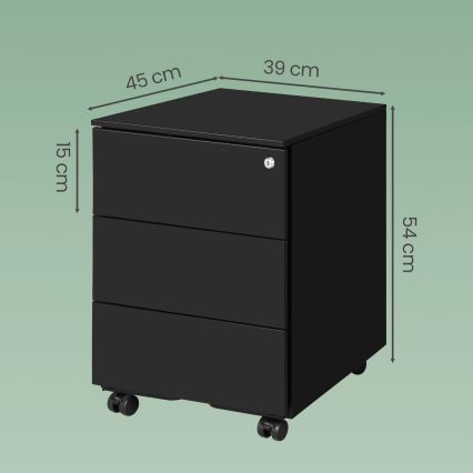 Kancelársky kontajner SECURIO čierny