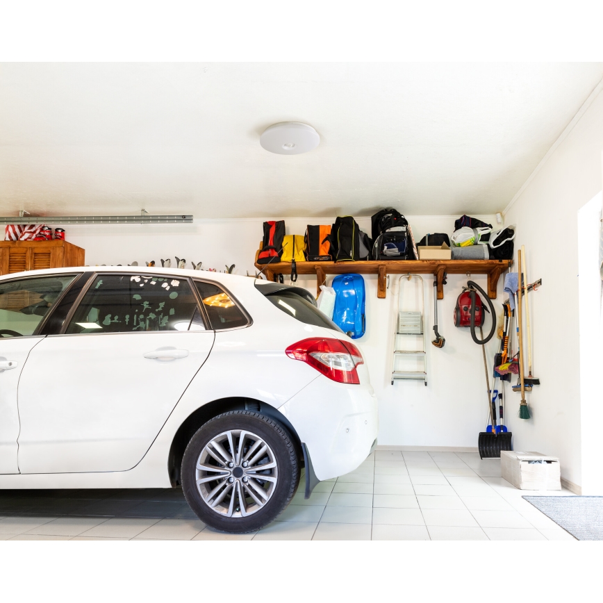 LED stropné svietidlo s pohybovým a súmrakovým senzorom FOGLER LED/17W/230V pr. 33 cm