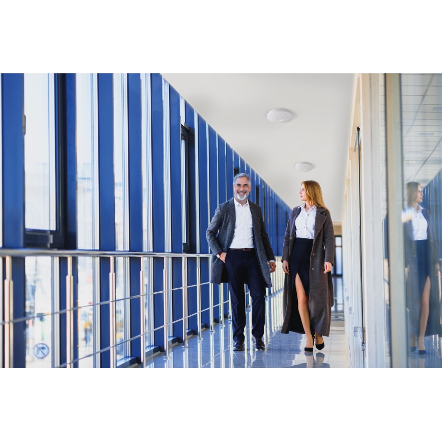 LED stropné svietidlo s pohybovým a súmrakovým senzorom FOGLER LED/24W/230V pr. 38 cm