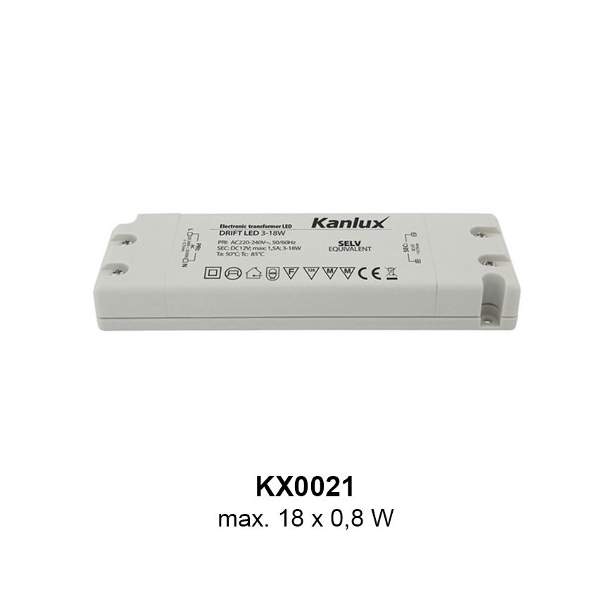 Kanlux 23100 - LED orientačné svietidlo SOLA 1xLED/0,8W/12V
