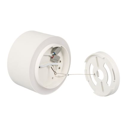 LED bodové svietidlo SONOR LED/12W/230V 3000/4000/5700K + LED/1,5W 2200K priemer 14 cm biela