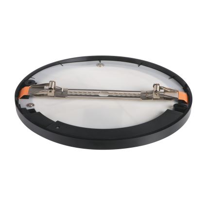 LED Stropné/podhľadové svietidlo so senzorom pohybu 2v1 ERGA LED/17W/230V 3000/4000/6500K čierna