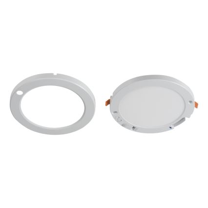 LED Stropné/podhľadové svietidlo so senzorom pohybu 2v1 ERGA LED/17W/230V 3000/4000/6500K biela