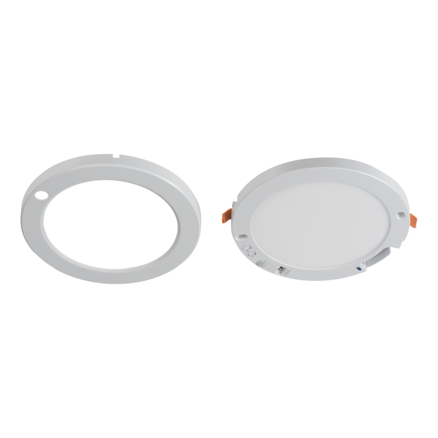 LED Stropné/podhľadové svietidlo so senzorom pohybu 2v1 ERGA LED/17W/230V 3000/4000/6500K biela