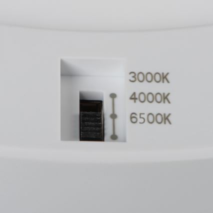 LED Stropné/podhľadové svietidlo so senzorom pohybu 2v1 ERGA LED/17W/230V 3000/4000/6500K biela