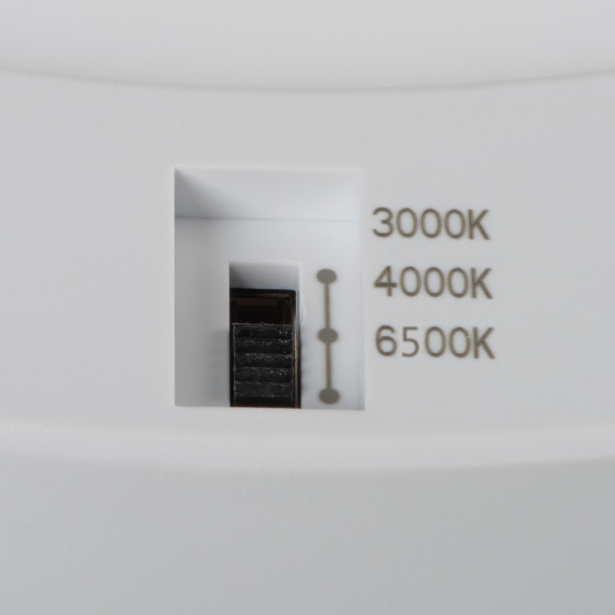 LED Stropné/podhľadové svietidlo so senzorom pohybu 2v1 ERGA LED/17W/230V 3000/4000/6500K biela