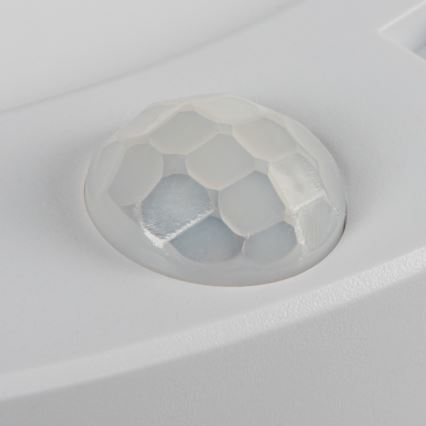 LED Stropné/podhľadové svietidlo so senzorom pohybu 2v1 ERGA LED/17W/230V 3000/4000/6500K biela
