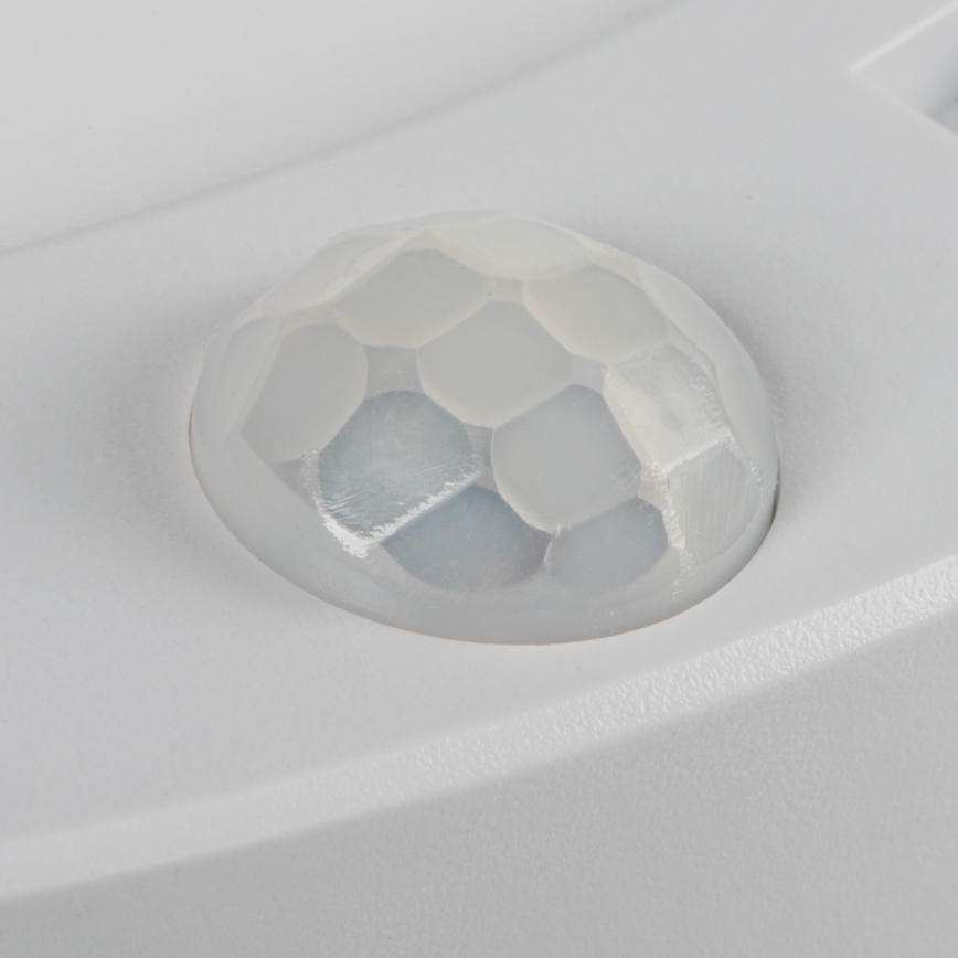 LED Stropné/podhľadové svietidlo so senzorom pohybu 2v1 ERGA LED/17W/230V 3000/4000/6500K biela