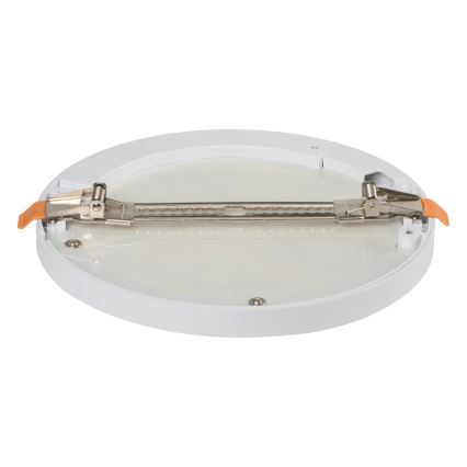 LED Stropné/podhľadové svietidlo so senzorom pohybu 2v1 ERGA LED/17W/230V 3000/4000/6500K biela