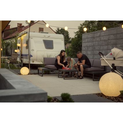 Vonkajšia lampa STONO 1xE27/15W/230V priemer 20 cm IP65