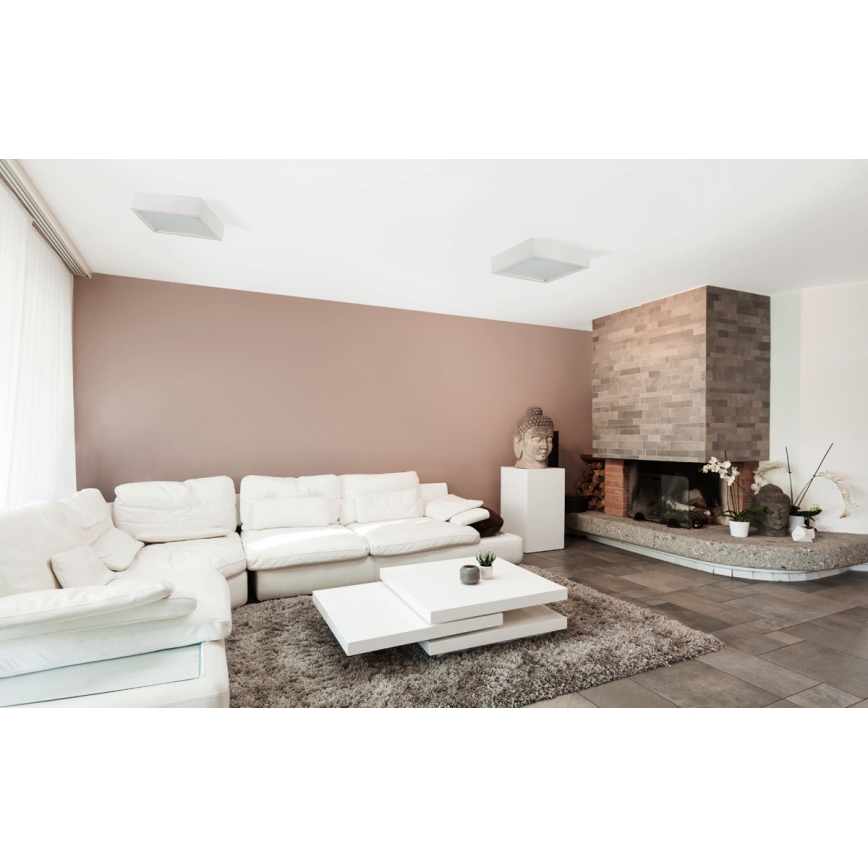 Stropné svietidlo 3xE27/40W/230V borovica krémová