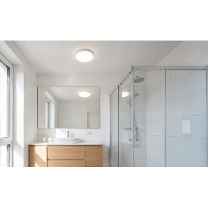 LED stropné svietidlo VARSO LED/22/30W/230V 3000/4000/6500K pr. 33 cm IP54