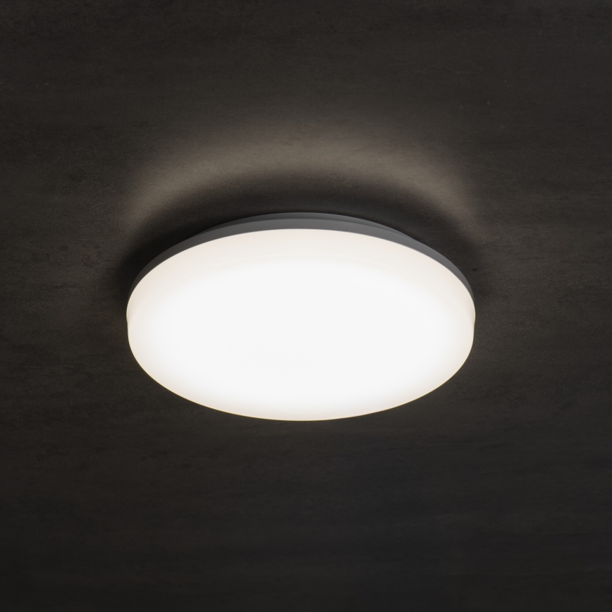 LED stropné svietidlo VARSO LED/22/30W/230V 3000/4000/6500K pr. 33 cm IP54