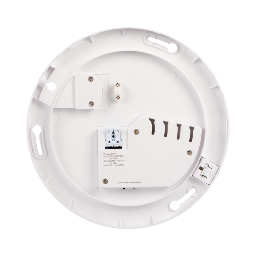 LED stropné svietidlo VARSO LED/22/30W/230V 3000/4000/6500K pr. 33 cm IP54