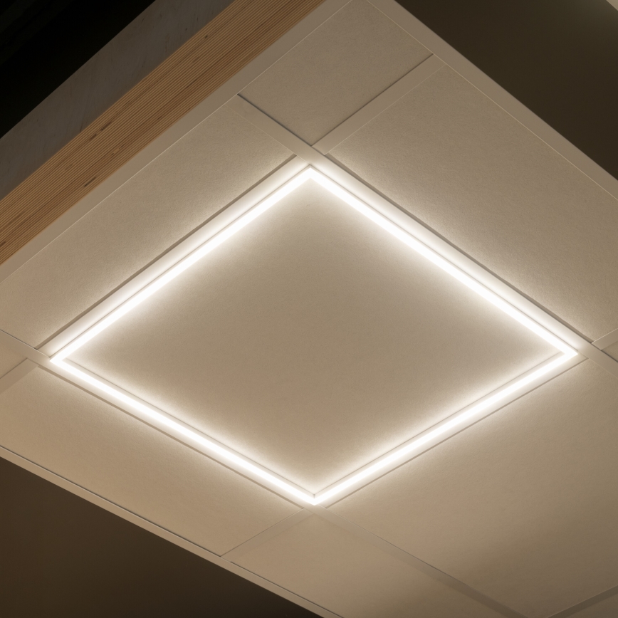LED Podhľadový rám AVAR LED/32W/230V 3000/4000/6500K 59x59 cm