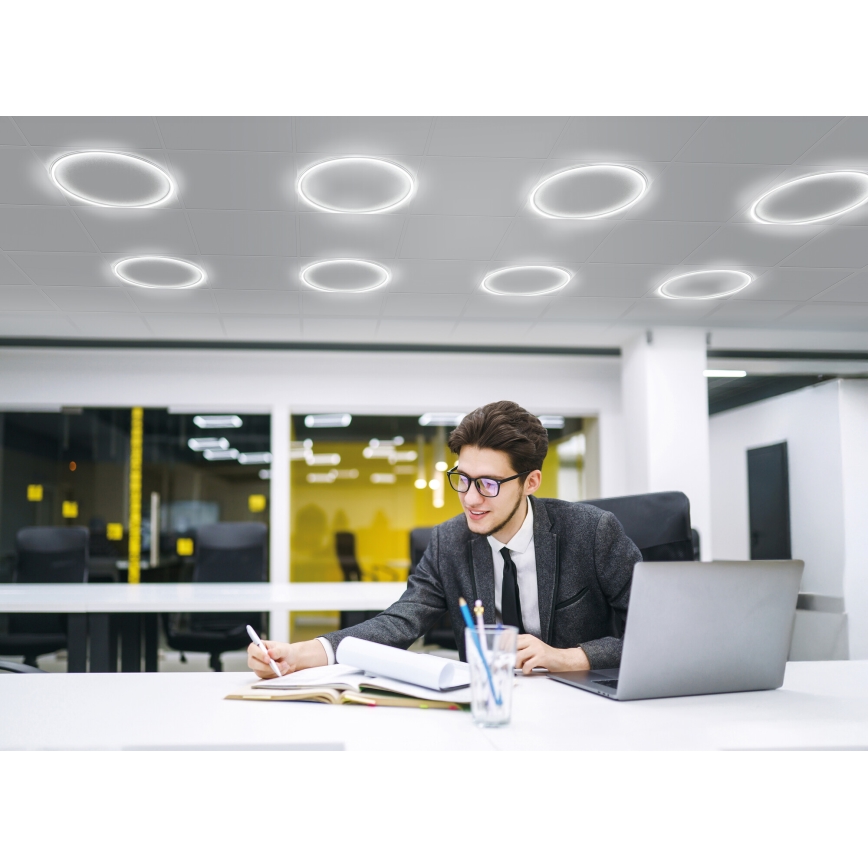 LED Podhľadový rám AVAR LED/40W/230V 4000K pr. 59 cm