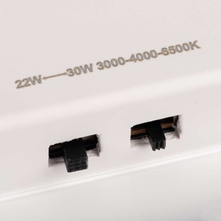 LED stropné svietidlo VARSO s pohybovým a súmrakovým senzorom LED/22/30W/230V 3000/4000/6500K priemer 33 cm IP54