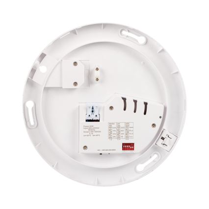 LED stropné svietidlo VARSO s pohybovým a súmrakovým senzorom LED/22/30W/230V 3000/4000/6500K priemer 33 cm IP54