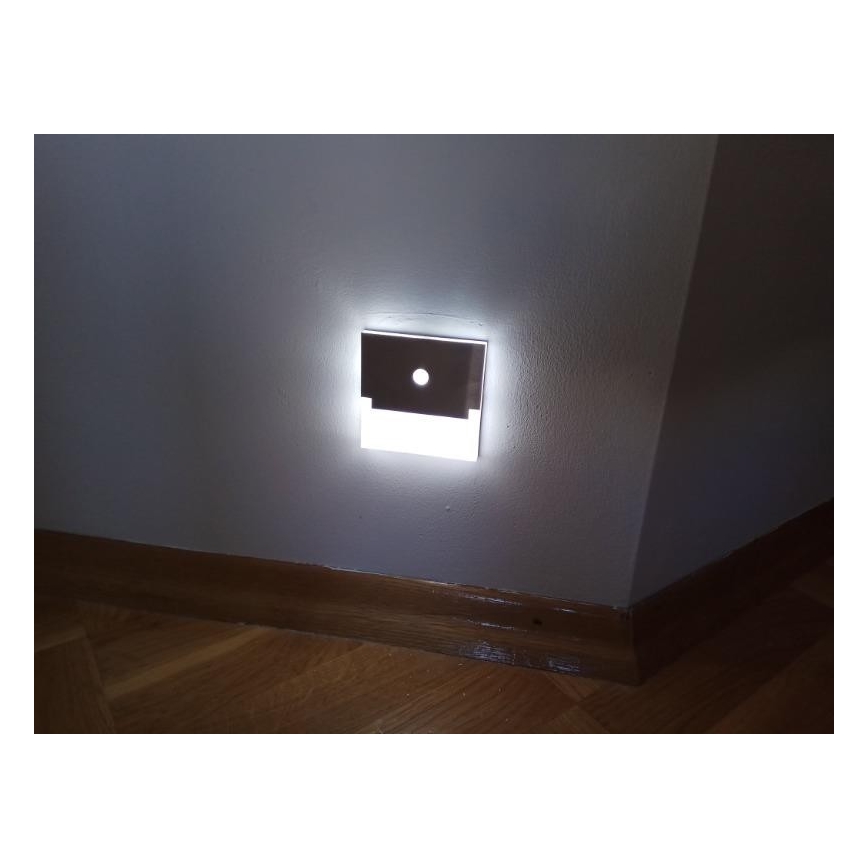 LED Schodiskové svietidlo SABIK so senzorom LED/0,8W/12V 3000K