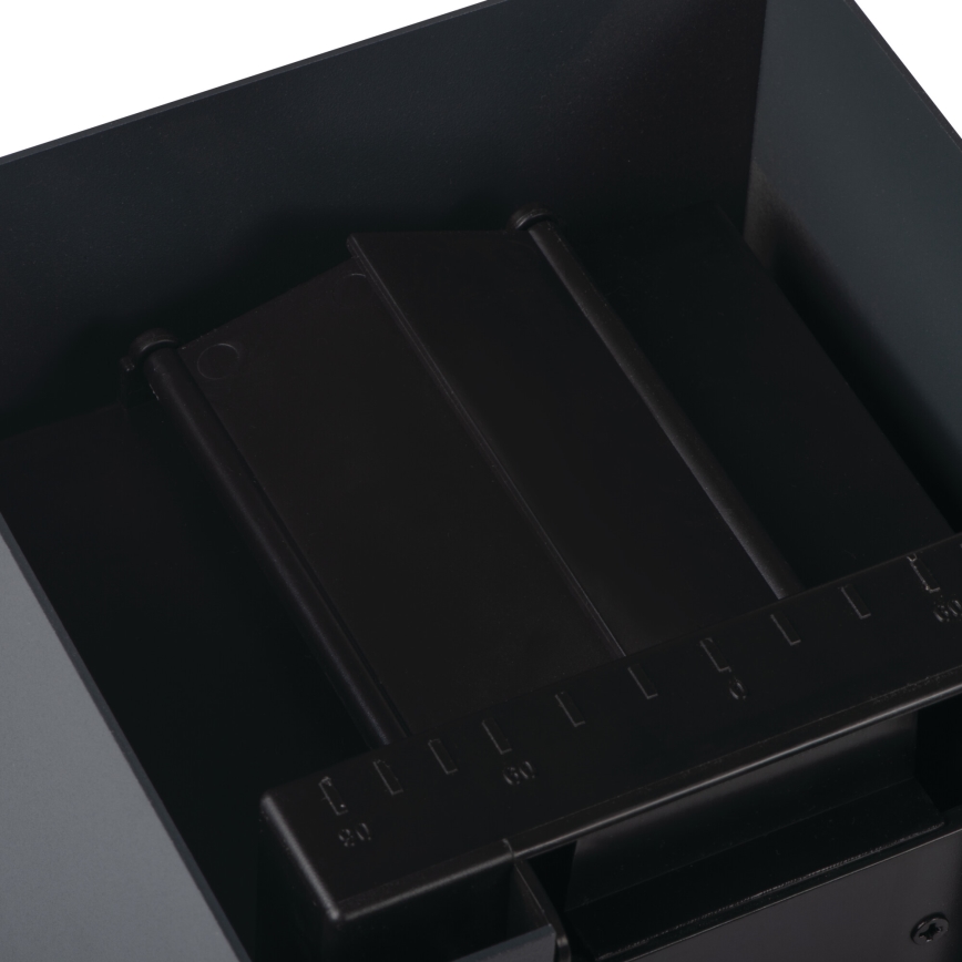 LED solárne nástenné svietidlo so senzorom REKA LED/6W/3,7V 1800 mAh 3000/4000/6500K IP65 čierna