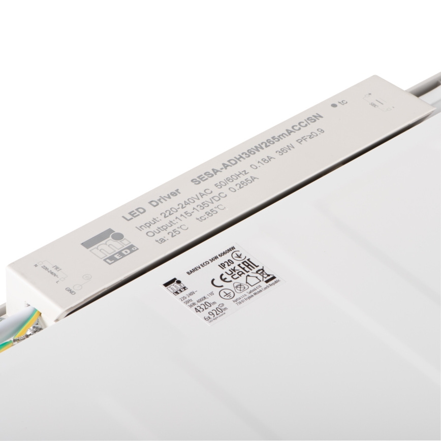 LED Podhľadový panel BAREV ECO LED/36W/230V 4000K 60x60 cm