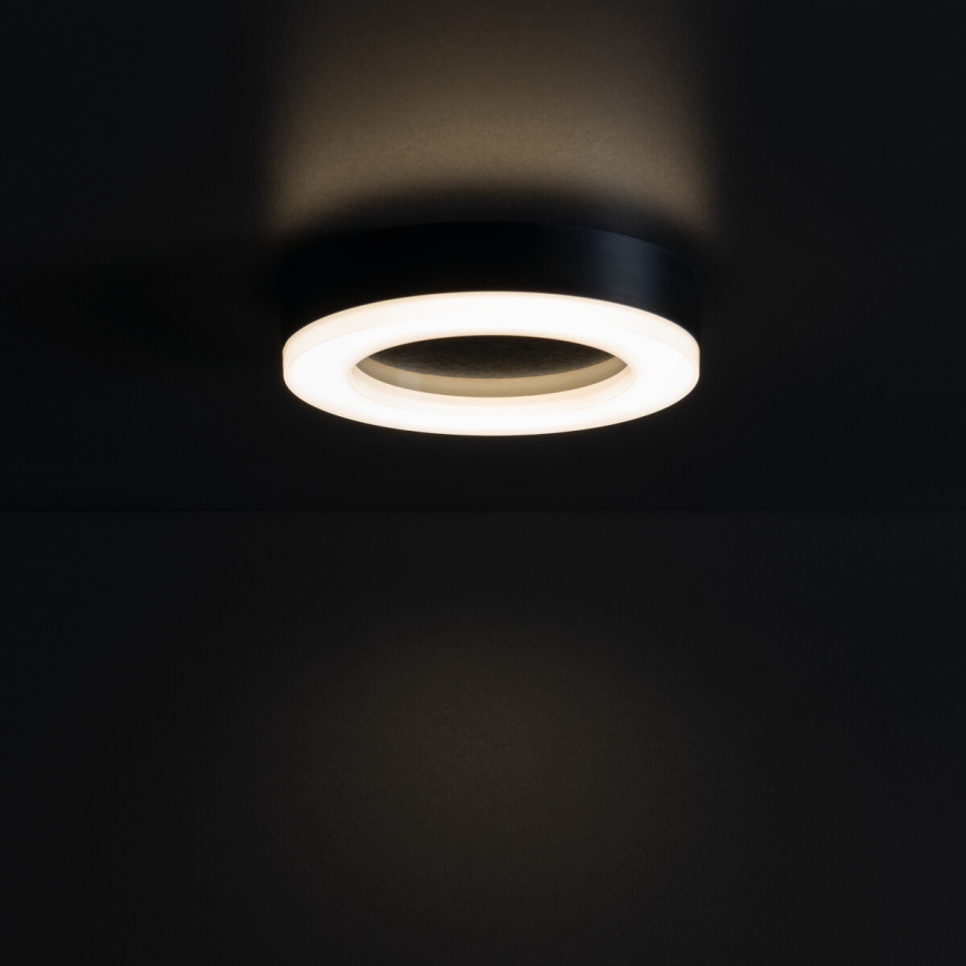 LED Vonkajšie stropné svietidlo TURA LED/15W/230V 4000K IP54 čierna