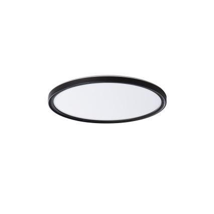 LED Kúpeľňové stropné svietidlo AZPO LED/11,8W/230V pr. 22,5 cm IP54 čierna