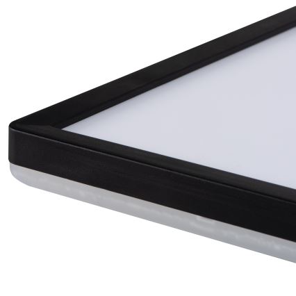 LED stropné svietidlo AZPO LED/17,5W/230V 3000/4000/6000K 30x30 cm IP54 čierne