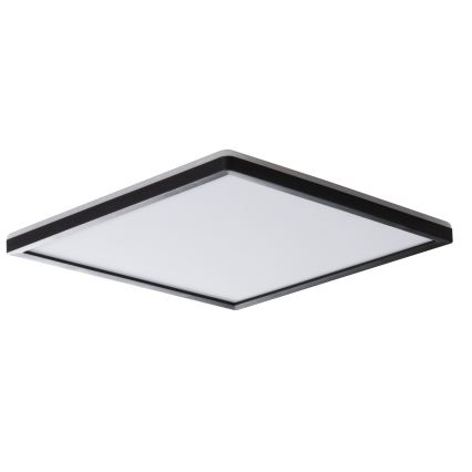 LED stropné svietidlo AZPO LED/22W/230V 3000/4000/6000K 42x42 cm IP54 čierne