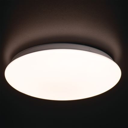 LED kúpeľňové stropné svietidlo s pohybovým a súmrakovým senzorom CORSO LED/24W/230V 3000/4000/6500K pr. 38 cm IP44