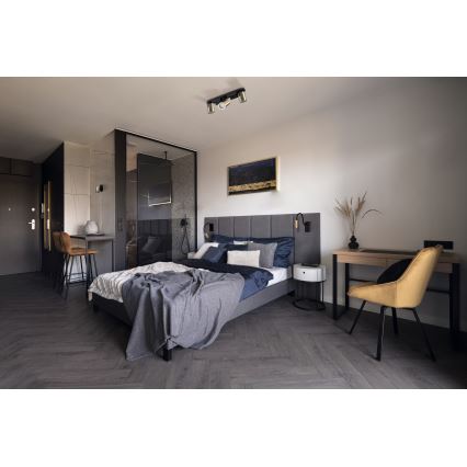 LED flexibilná lampička TONIL LED/3,3W/230V čierna/zlatá