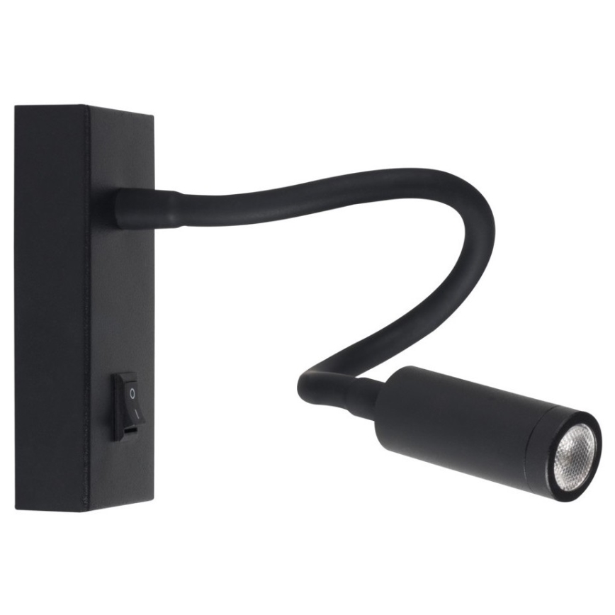 LED Flexibilná lampička TONIL LED/2,7W/230V čierna