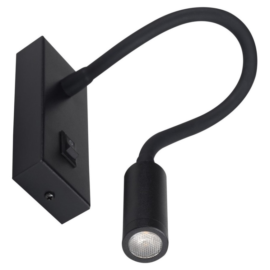 LED Flexibilná lampička TONIL LED/2,7W/230V čierna