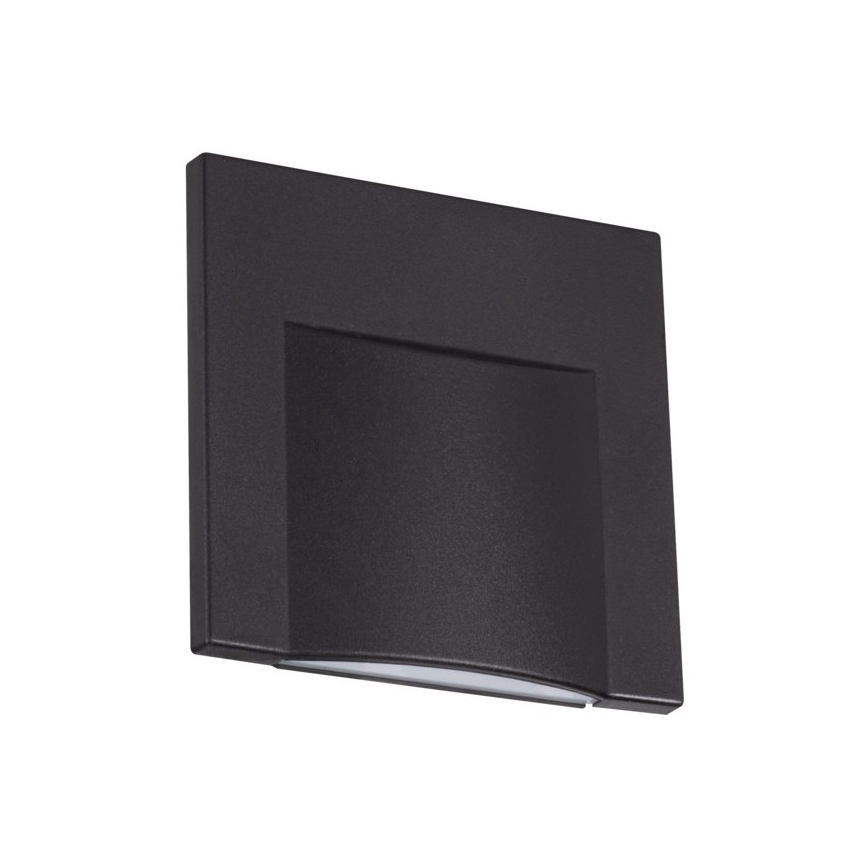 LED Schodiskové svietidlo ERINUS LED/0,8W/12V 3000K čierna