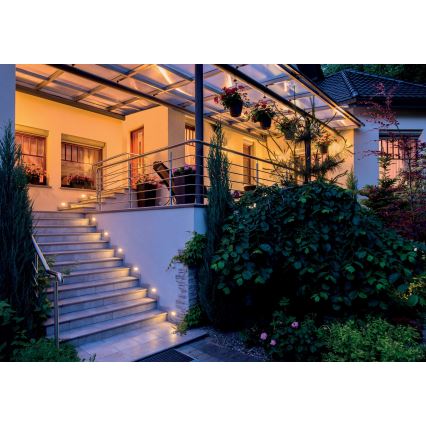 LED Vstavané svietidlo GLASI LED/3W/230V 4000K IP44 čierna