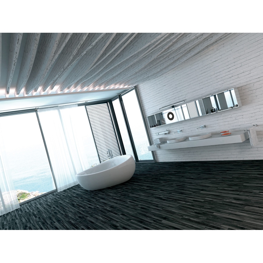 LED Kúpeľňové osvetlenie zrkadla ASTIM LED/12W/230V IP44 čierna