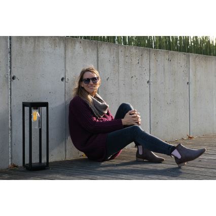 Vonkajšia lampa VIMO 1xE27/15W/230V 50 cm IP44 čierna