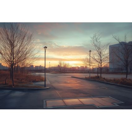 LED Pouličná lampa PARCOLI LED/30/40/50W/230V 3000/4000/6500K IP66 šedá