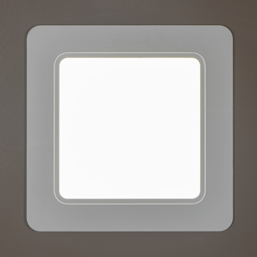 LED Kúpeľňové zapustené svietidlo TAVO LED/12W/230V 3000/4000/6000K 14,5x14,5 cm IP44 biele