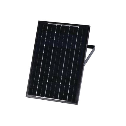 LED Stmievateľný reflektor so solárnym panelom a senzorom súmraku LED/10W/10000 mAh 3,2V IP65 + diaľkové ovládanie