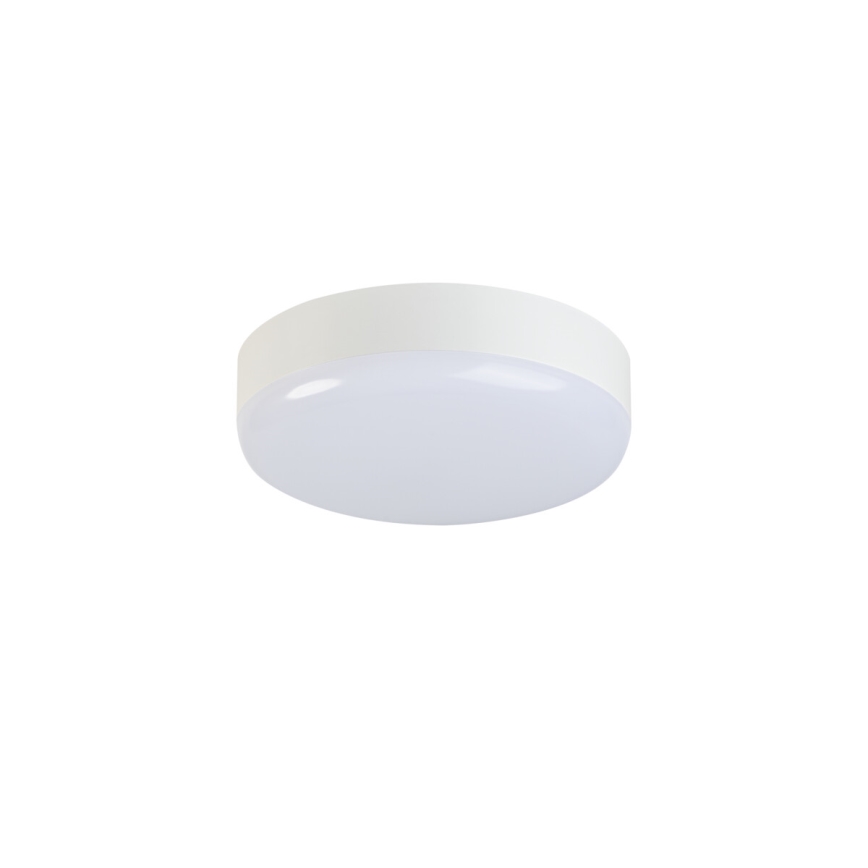 LED Technické stropné svietidlo so senzorom pohybu IPER LED/19W/230V IK10 IP65 guľatý biela